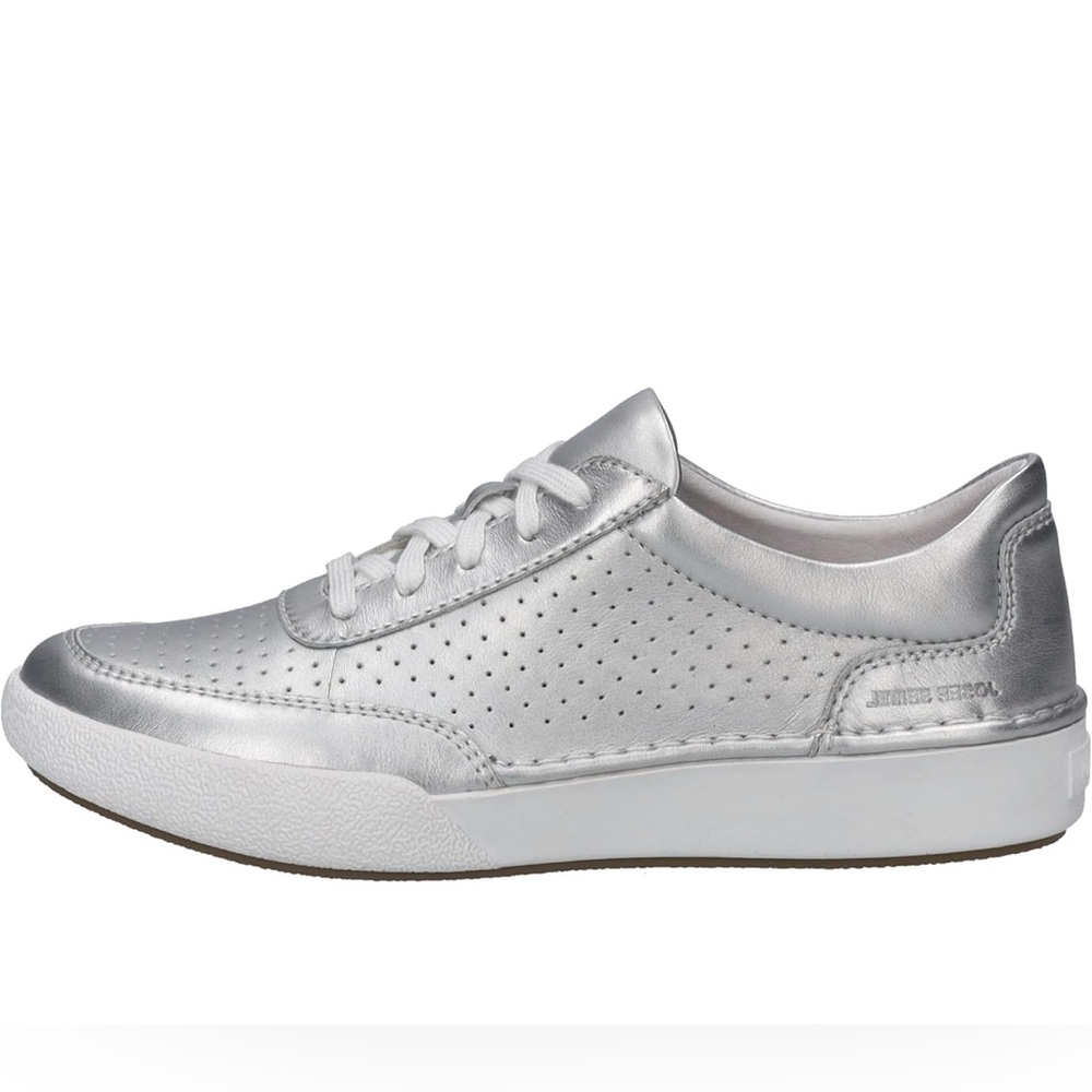 Joseph Seibel Women's Claire 29 in bright silver, NIB, EU 37, US 6-6.5 - Picture 2 of 5